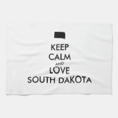  BEHOUD KALM EN VERLIES ZUID-DAKOTA THEEDOEK (Horizontaal)