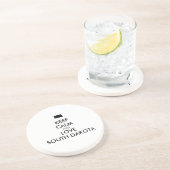  BEHOUD KALM EN VERLIES ZUID-DAKOTA ZANDSTEEN ONDERZETTER (Zijkant)