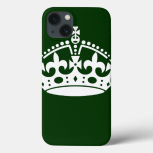 BEHOUD KROOMAAL OP bos Groen aanpast dit iPhone 13 Hoesje