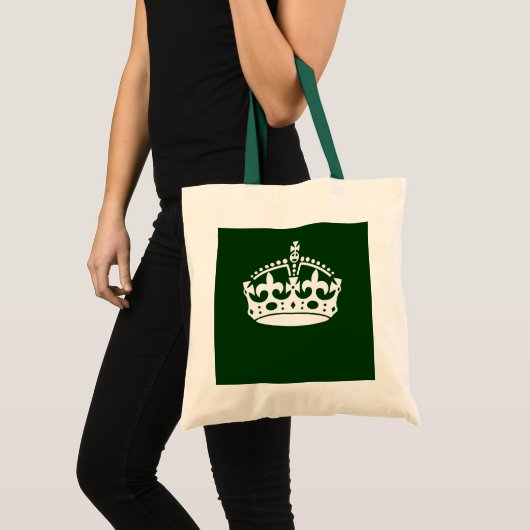 BEHOUD KROOMAAL OP bos Groen aanpast dit Tote Bag (Voorkant (product))