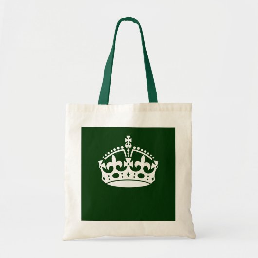 BEHOUD KROOMAAL OP bos Groen aanpast dit Tote Bag (Voorkant)
