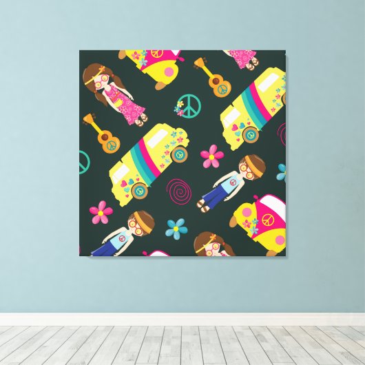 Behoud of ontwerp uw eigen canvas afdruk (Insitu (Houten vloer))