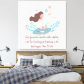 Behoud of ontwerp uw eigen systeem:-) canvas afdruk (Insitu (Slaapkamer))