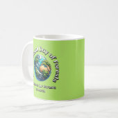 Behoud onze bossen. Internationale dag van de boss Koffiemok (Voorkant links)