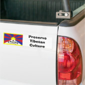 Behoud Tibetaanse cultuur Bumpersticker (Op Truck)