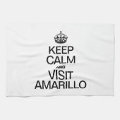 BEHOUD UW RUST EN BEZOEK AMARILLO THEEDOEK (Horizontaal)