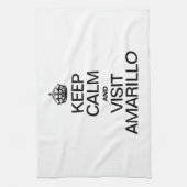 BEHOUD UW RUST EN BEZOEK AMARILLO THEEDOEK (Verticaal)