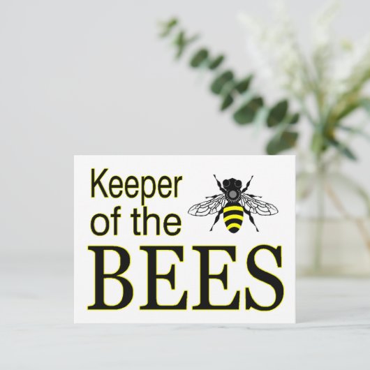 BEHOUD VAN DE BIJEN BRIEFKAART (Staand voorkant)