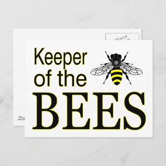 BEHOUD VAN DE BIJEN BRIEFKAART (Voorkant / Achterkant)