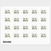 BEHOUD VAN DE BIJEN RONDE STICKER (Vel)