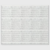 Behoud van de Muzieknoten op de promise Song Cadeaupapier (Vlak)