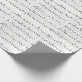 Behoud van de Muzieknoten op de promise Song Cadeaupapier (Hoek)