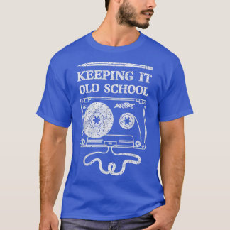 Behoud van de Oude School - Cassettebandje Retro 8 T-shirt