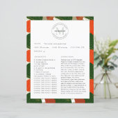 Behoud van Familie Recepten Kerstmis Recept Blad (Staand voorkant)