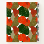 Behoud van familierecepten Abstract vakantierecept Notitieboek (Achterkant)