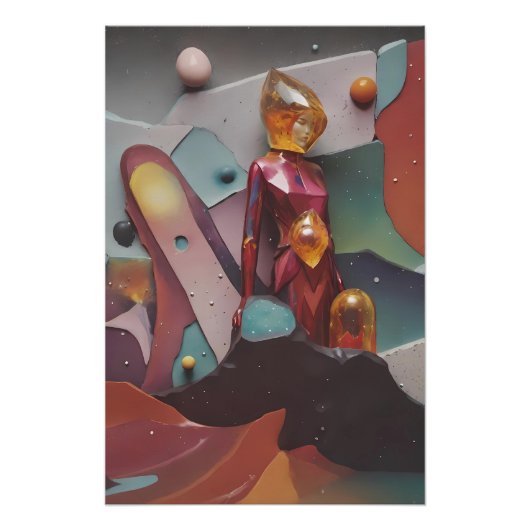 Behoud van haar waardigheid - Ken Gage Art Perfect Poster (Voorkant)