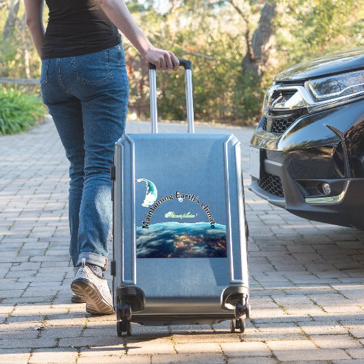 behoud van het klimaat op aarde sticker (Koffer Insitu)