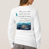 behoud van het klimaat op aarde t-shirt (Achterkant)