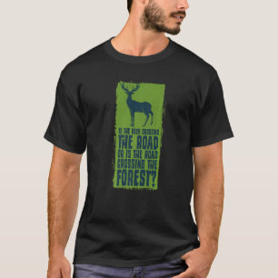 Behoud van het wild redt het bos t-shirt