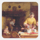 Behoud van jam vierkante sticker (Voorkant)