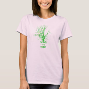 behoud van onze planeet vrouwen organisch t-shirt