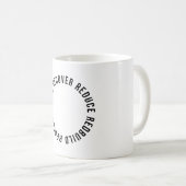 Behoud van wilde dieren koffiemok (Voorkant rechts)