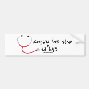 Behoud ze tot 6:45 bumpersticker