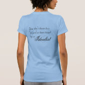 Behouden van een Idealist: infj - Gepersonaliseerd T-shirt (Achterkant)