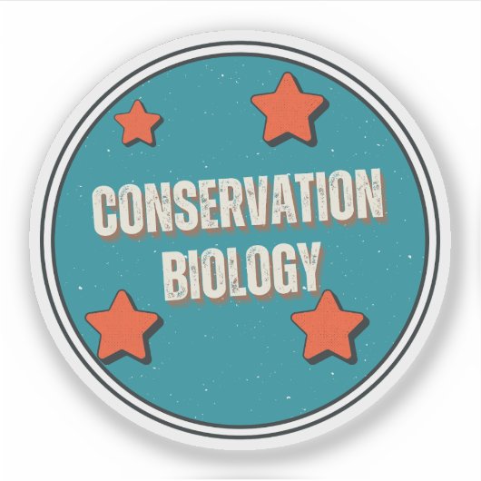 Behoudsbiologie Sticker (Voorkant)