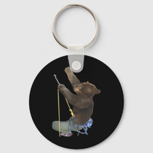 Behrbones Klimmende Beer T Shirt - Door Behrbones Sleutelhanger
