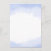 Behuizing Kaart Baby shower Luier Raffle. (Achterkant)