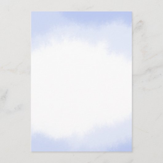 Behuizing Kaart Baby shower Luier Raffle. (Achterkant)