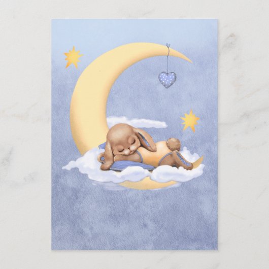 Behuizing Kaart Baby shower Luier Raffle. (Achterkant)