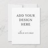 Behuizing Kaart Blank Sjabloon (4.25 x 5.5) (Achterkant)