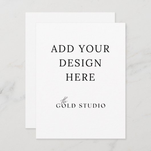 Behuizing Kaart Blank Sjabloon (4.25 x 5.5) (Voorkant / Achterkant)