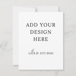 Behuizing Kaart Blank Sjabloon (4.25 x 5.5)