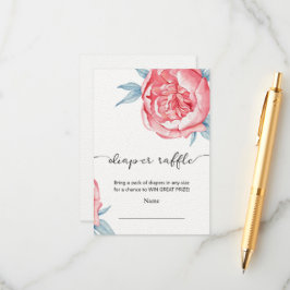 Behuizing Kaart luier loterij voor baby shower.