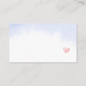 Behuizing Kaart "luier loterij" voor baby shower. (Achterkant)