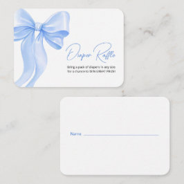 Behuizing Kaart Luier Raffle met delicate boog.