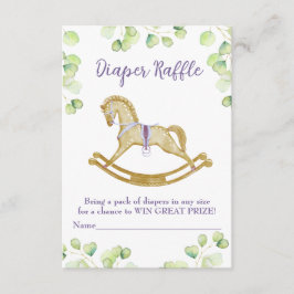 Behuizing Kaart Luier Raffle voor baby shower