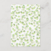 Behuizing Kaart Luier Raffle voor baby shower (Achterkant)