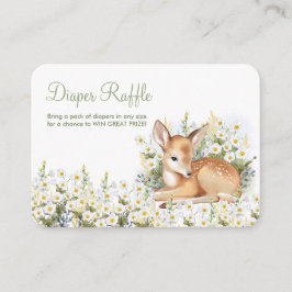 Behuizing Kaart Luier Raffle voor baby shower.