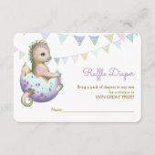 Behuizing Kaart met een schattige draak. (Voorkant)