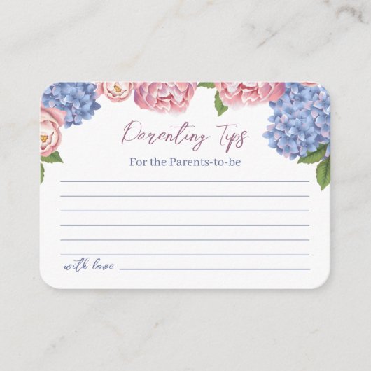 Behuizing Kaart met tips voor ouders. (Voorkant)