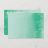 BEHUIZING KAART :: ombre waterverf smaragdgroen (Voorkant / Achterkant)