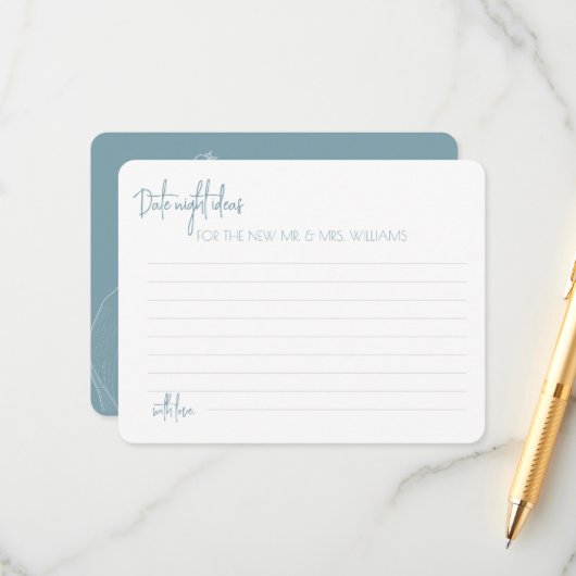 Behuizing Kaart Vrijgezellenfeest datum nacht idee (Voorkant / Achterkant in situ)