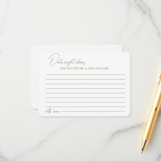 Behuizing Kaart Vrijgezellenfeest datum nacht idee (Voorkant / Achterkant in situ)