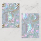 Behuizing Kaarten Faux Moeder van Pearl (Voorkant / Achterkant)