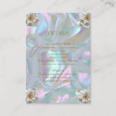 Behuizing Kaarten Faux Moeder van Pearl (Voorkant)