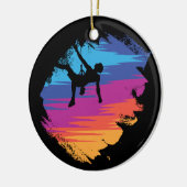 Behuizing - Klimmen van achteruitrijdende rots Keramisch Ornament (Links)